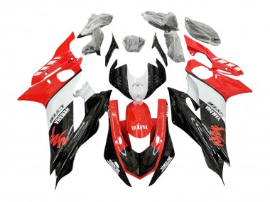 2017-2023 Yamaha YZF 600 R6 Motorcycle Fairings - White Red Black GYTR Yamalube Canada Websites