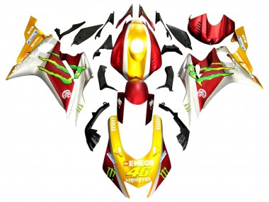 2017-2023 Yamaha YZF 600 R6 Motorcycle Fairings - Gold Red Green Monster Canada Websites