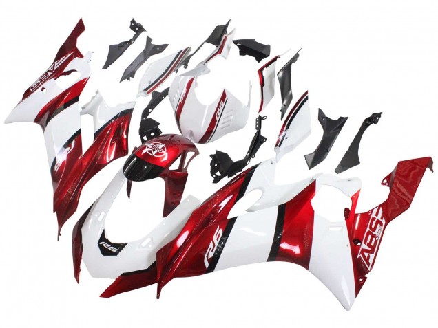 2017-2023 Yamaha YZF 600 R6 Motorcycle Fairings - White Red Black Canada Websites