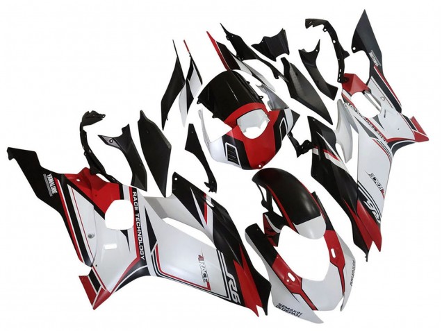 2017-2023 Yamaha YZF 600 R6 Motorcycle Fairings - White Red Black Semakin Didepan Canada Websites