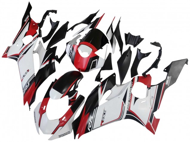 2017-2023 Yamaha YZF 600 R6 Motorcycle Fairings - White Red Black Semakin Didepan Canada Websites