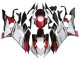 2017-2023 Yamaha YZF 600 R6 Motorcycle Fairings - White Red Black Semakin Didepan Canada Websites