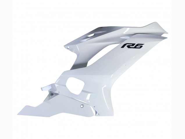 2017-2023 Yamaha YZF 600 R6 Motorcycle Fairings - White Canada Websites