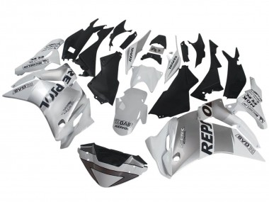 2011-2015 Honda CBR250RR Motorcycle Fairings - Silver White Black Repsol Canada Websites