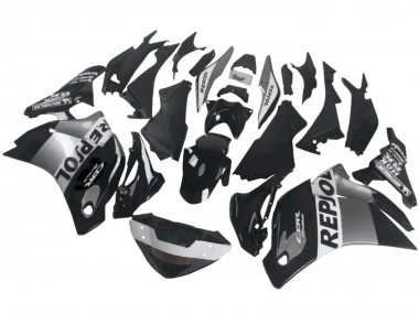 2011-2015 Honda CBR250RR Motorcycle Fairings - Silver White Glossy Black Repsol Canada Websites