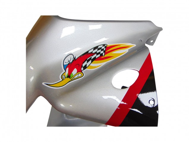 2000-2006 Honda VTR1000 Motorcycle Fairings - Silver Red Black Stripe Racing Canada Websites