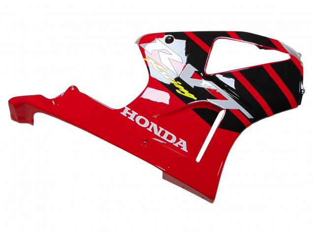 2000-2006 Honda VTR1000 Motorcycle Fairings - Silver Red Black Stripe Racing Canada Websites