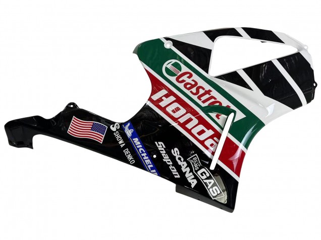 2000-2006 Honda VTR1000 Motorcycle Fairings - White Red Green Glossy Black Castrol Canada Websites
