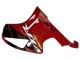 2000-2006 Honda VTR1000 Motorcycle Fairings - Red Black Stripe Racing Canada Websites