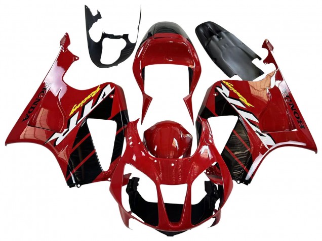 2000-2006 Honda VTR1000 Motorcycle Fairings - Red Black Stripe Racing Canada Websites