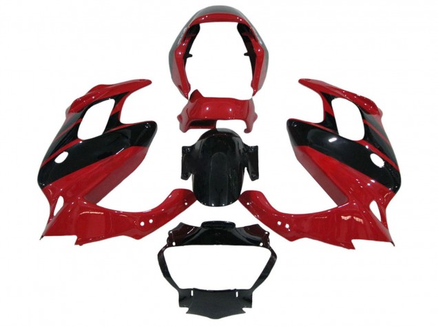 1997-2005 Honda VTR1000F Motorcycle Fairings - Red Glossy Black Canada Websites