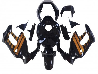 1997-2005 Honda VTR1000F Motorcycle Fairings - Glossy Black Gold Canada Websites