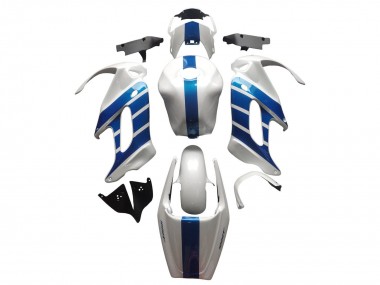 1997-2005 Honda VTR1000F Motorcycle Fairings - White Blue Canada Websites