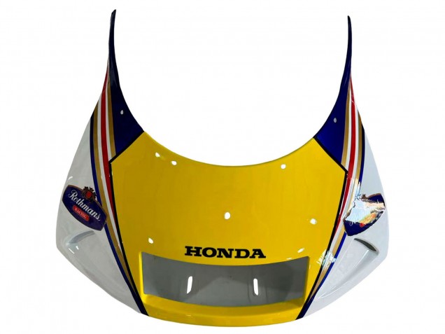 1994-1996 Honda NSR250 Motorcycle Fairings - White Blue Yellow Gold Rothmans Canada Websites