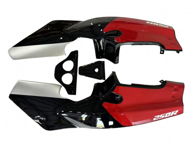 1988-1989 Honda NSR250R Motorcycle Fairings - Silver Red Glossy Black Canada Websites