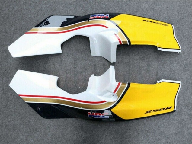 1988-1989 Honda NSR250R Motorcycle Fairings - White Yellow Gold Glossy Black Canada Websites