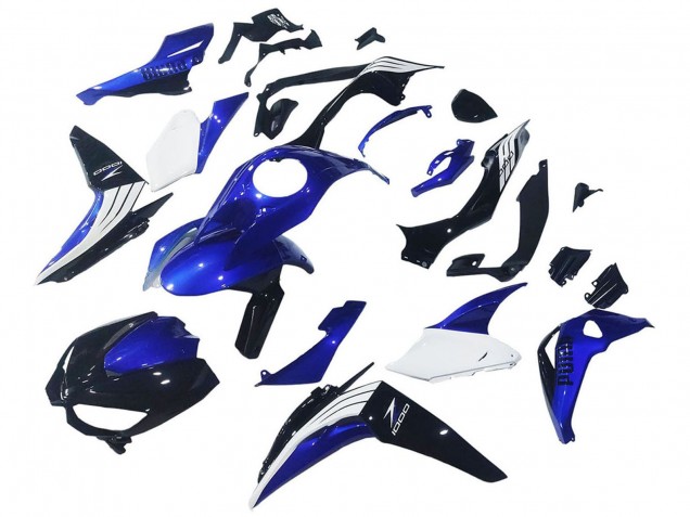 2014-2019 Kawasaki Z1000 Motorcycle Fairings - White Blue Black Canada Websites