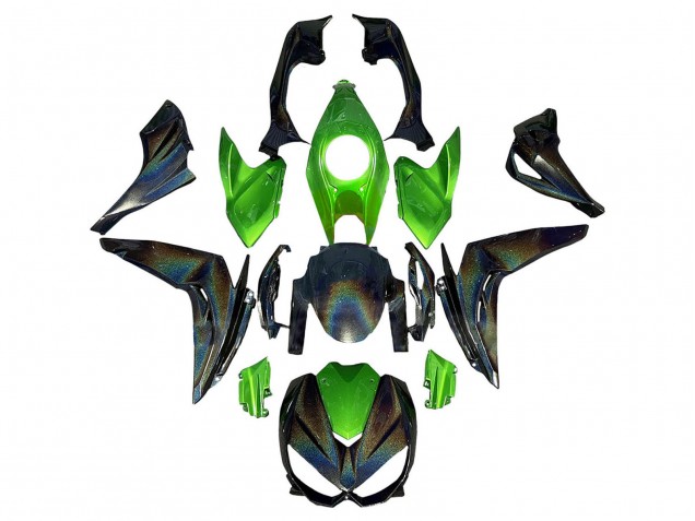 2014-2019 Kawasaki Z1000 Motorcycle Fairings - Green Rainbow Canada Websites