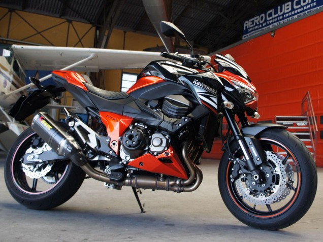 2014-2019 Kawasaki Z1000 Motorcycle Fairings - Red White Orange Black Canada Websites