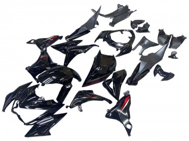 2013-2018 Kawasaki Z800 Motorcycle Fairings - Glossy Black Red Canada Websites