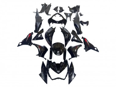 2013-2018 Kawasaki Z800 Motorcycle Fairings - Glossy Black Red Canada Websites