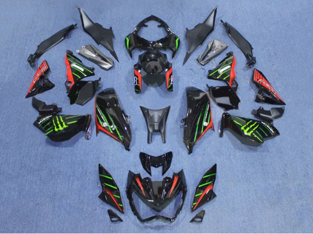 2013-2018 Kawasaki Z800 Motorcycle Fairings - Black Red Green Canada Websites