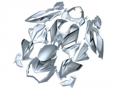 2013-2018 Kawasaki Z800 Motorcycle Fairings - Matte Silver Canada Websites