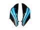 2013-2018 Kawasaki Z800 Motorcycle Fairings - Light Blue Glossy Black Canada Websites