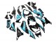 2013-2018 Kawasaki Z800 Motorcycle Fairings - Light Blue Glossy Black Canada Websites
