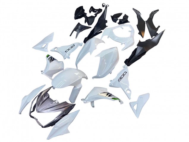 2013-2018 Kawasaki Z800 Motorcycle Fairings - White Green Silver Black Canada Websites