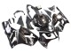 2000-2001 Kawasaki ZX12R Motorcycle Fairings - Glossy Black White Elf Snow Canada Websites