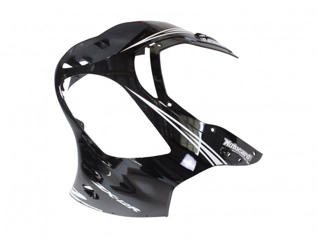 2000-2001 Kawasaki ZX12R Motorcycle Fairings - Glossy Black White Elf Snow Canada Websites