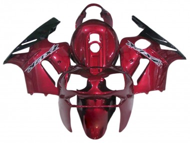 2002-2006 Kawasaki ZX12R Motorcycle Fairings - Candy Red Black Canada Websites