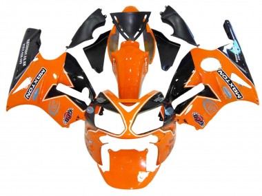 2002-2006 Kawasaki ZX12R Motorcycle Fairings - Orange Yellow Black Elf Maxton Canada Websites
