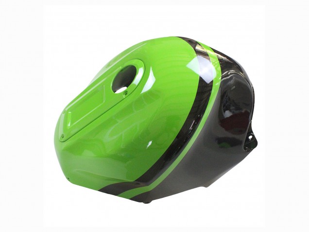 2002-2006 Kawasaki ZX12R Motorcycle Fairing - Green Glossy Black Elf Touch4 Monster Canada Websites