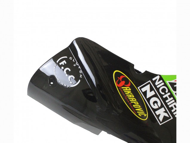 2002-2006 Kawasaki ZX12R Motorcycle Fairing - Green Glossy Black Elf Touch4 Monster Canada Websites