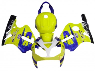 2002-2006 Kawasaki ZX12R Motorcycle Fairings - Yellow White Blue Corona Extra Canada Websites