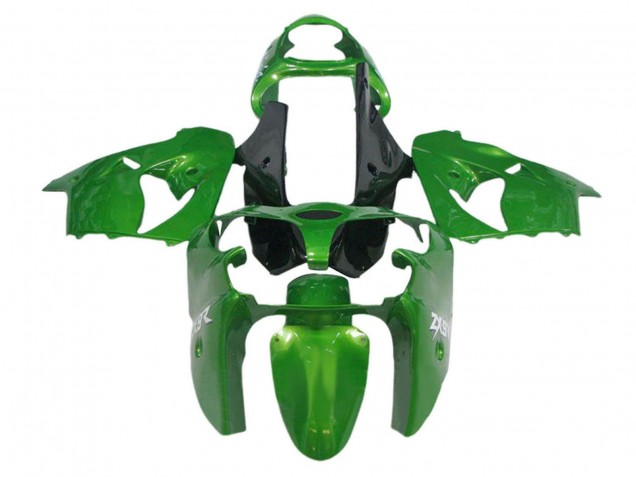 2002-2006 Kawasaki ZX12R Motorcycle Fairings - Green Black Canada Websites