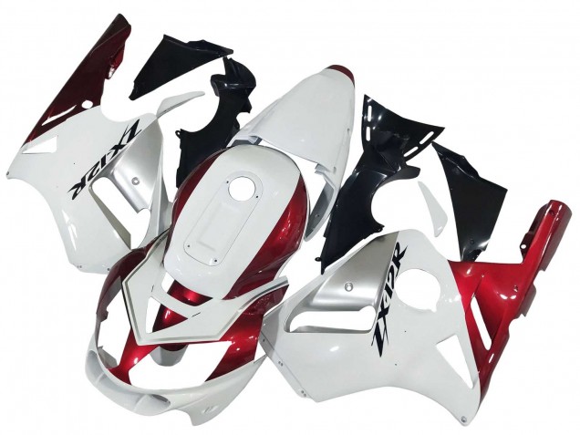 2002-2006 Kawasaki ZX12R Motorcycle Fairings - White Red Black Canada Websites