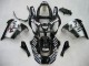 2000-2001 Kawasaki ZX9R Motorcycle Fairings - Glossy Black White West Canada Websites
