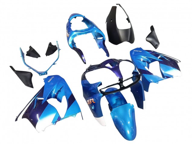 2000-2001 Kawasaki ZX9R Motorcycle Fairings - Blue Black Canada Websites