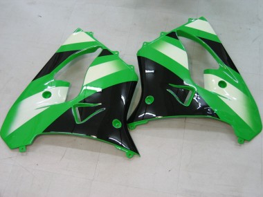 2000-2001 Kawasaki ZX9R Motorcycle Fairings - Green Silver Black Canada Websites