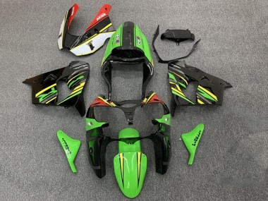 2000-2001 Kawasaki ZX9R Motorcycle Fairings - Green Orange Black Canada Websites