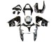 2002-2003 Kawasaki ZX9R Motorcycle Fairings - Silver Glossy Black Monster Elf Canada Websites