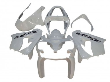 2002-2003 Kawasaki ZX9R Motorcycle Fairings - White Black Decal Canada Websites