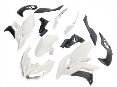 2015-2021 Kawasaki Versys 650 Motorcycle Fairings - White Matte Black Canada Websites