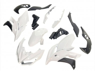 2015-2021 Kawasaki Versys 650 Motorcycle Fairings - White Matte Black Canada Websites