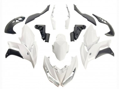 2015-2021 Kawasaki Versys 650 Motorcycle Fairings - White Matte Black Canada Websites