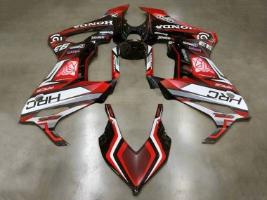 2019-2020 Honda CBR650R Motorcycle Fairings - White Red Glossy Black HRC Canada Websites