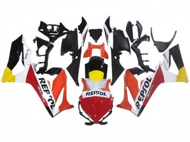 2019-2020 Honda CBR650R Motorcycle Fairings - Orange White Red Yellow Glossy Black Repsol Canada Websites